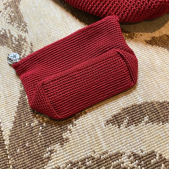 Deep Red ‘The Sak’ Crochet Shoulder Bag Set - Picture 7 of 13